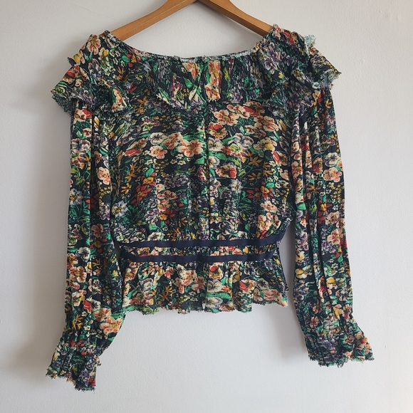 Free People Rudi Ruffle Top - Picture 2 of 8